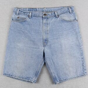 Levi's 550 Orange Tab 11" Shorts Mens Size 40 Blue Denim Cotton USA Vintage